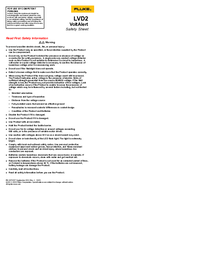 Thumbnail of document Manual - LVD2 Volt Light